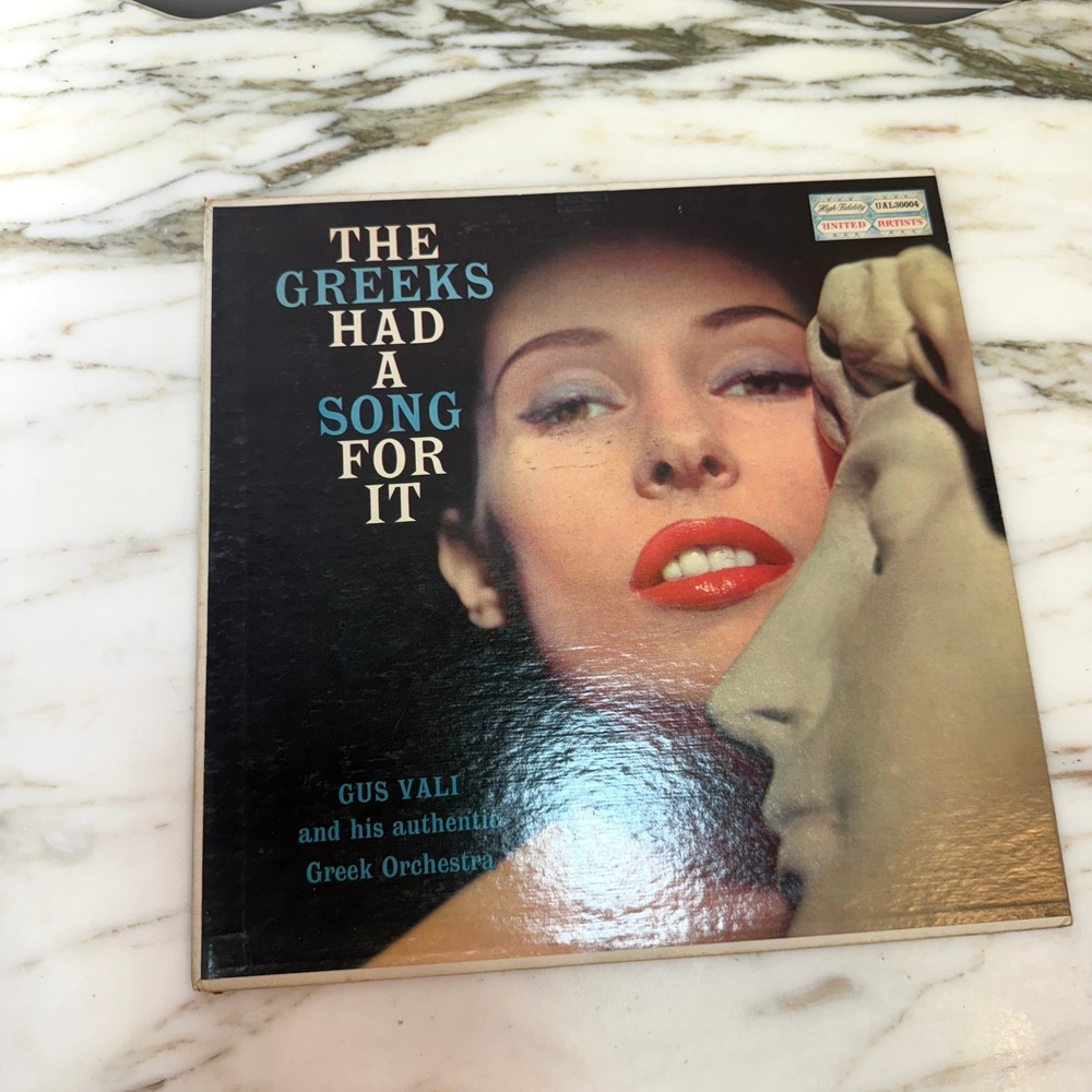 GThe Greeks Had a Song for It Gus Vali LP Vinyl United Artists UAL 30004